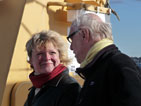 an Bord: Angela + Klaus